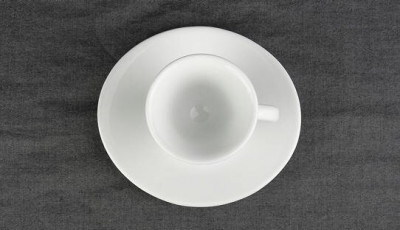 Кофейная пара для эспрессо, 0.065 л, белый, Ancap, Aida