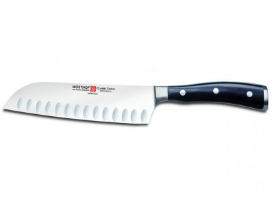 Кухонный японский нож Шеф, черный, 170 мм, WUESTHOF, Classic Ikon