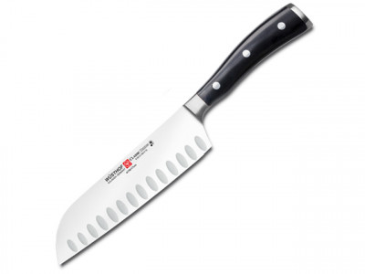 Кухонный японский нож Шеф, черный, 170 мм, WUESTHOF, Classic Ikon