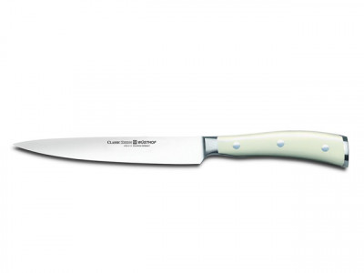 Кухонный нож для резки мяса, белый, 200 мм, WUESTHOF, Ikon Cream White