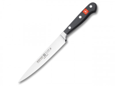 Кухонный нож для резки мяса, черный, 160 мм, WUESTHOF, Classic