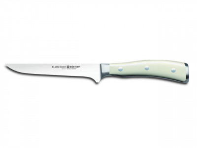 Кухонный обвалочный нож, белый, 140 мм, WUESTHOF, Ikon Cream White