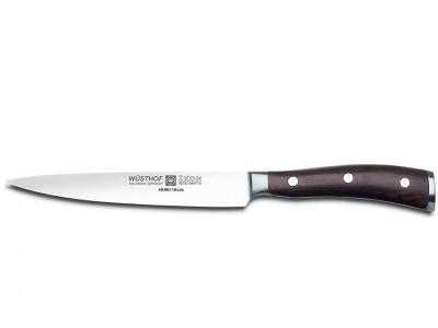 Кухонный нож для резки мяса, коричневый, 160 мм, WUESTHOF, Ikon