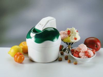 Мороженица Gelato Harlequin 1,1, 1.1 л, белый, зеленый, 195х195х220 мм, Nemox, Domo