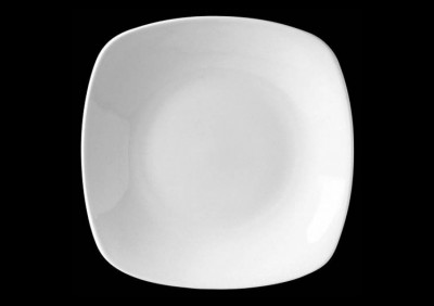 Тарелка квадратная Quadro, белый, Steelite, MONACO
