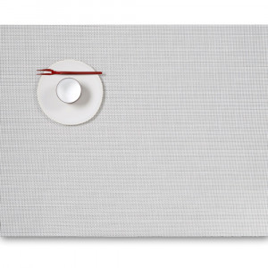 Салфетка подстановочная, жаккардовое плетение  White, 360x480 мм, CHILEWICH, Mini Basketweave