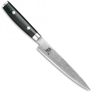 Нож для тонкой нарезки, черный, 150 мм, YAXELL, Ran