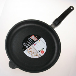 Сковорода со съемной ручкой, 200 мм, черный, AMT, Frying Pans