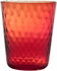 Бокал для сока/воды, 0.33 л, 82 мм, красный, 82x82x96 мм, Zafferano, Veneziano
