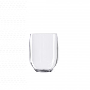 Набор небьющихся стаканов, 0.42 л, 88 мм, 2 пр, прозрачный, Italesse, Вертикаль Пати Бич