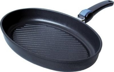 Сковорода-гриль, черный, 350х240х50 мм, AMT, Frying Pans