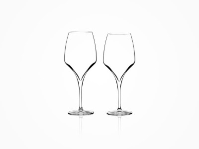 Набор бокалов для белого вина, 0.7 л, 105 мм, 2 пр, прозрачный, Italesse, Тибурон Магнум 1