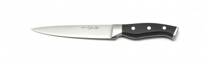 Нож для нарезки, черный, 165 мм, Едим дома