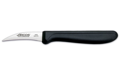 Нож для чистки и нарезки овощей, черный, 60 мм, Arcos, Genova