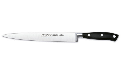 Кухонный нож для резки мяса, черный, 200 мм, Arcos, Riviera