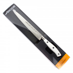 Кухонный нож для резки мяса, белый, 200 мм, Arcos, Riviera Blanca