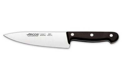 Нож кухонный Шеф, черный, 150 мм, Arcos, Universal