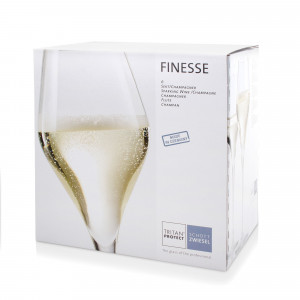 Набор фужеров для шампанского, 0.298 л, 6 пр, прозрачный, Schott Zwiesel, Finesse