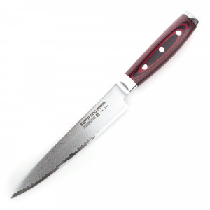 Нож для тонкой нарезки, коричневый, 180 мм, YAXELL, Gou 161