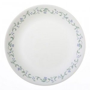 Небьющаяся обеденная тарелка, 260 мм, белый, рисунок, CORELLE, Country Cottage