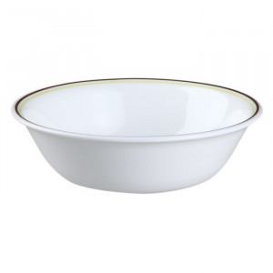 Небьющаяся суповая тарелка, 0.53 л, белый, рисунок, CORELLE, Squared