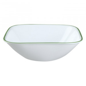 Небьющаяся суповая тарелка, 0.65 л, белый, рисунок, CORELLE, Shadow Iris