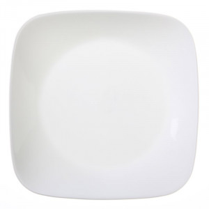 Небьющаяся обеденная тарелка, 260х260 мм, белый, CORELLE, Pure White