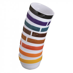 Чашка фарфоровая для каппинга, 0.24 л, 97 мм, красный, Ancap, Cups Millecolori