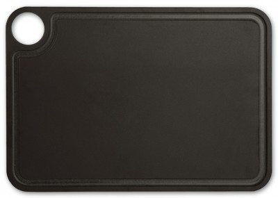 Доска разделочная деревянная с желобом, черный, 305х230 мм, Arcos, Accessories