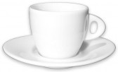 Кофейная пара для эспрессо, 0.055 л, белый, Италия