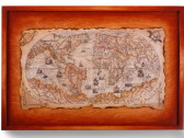 Столик для завтрака Пиратская карта, темное дерево, 52x36x25 см, ИНКО, Коллекция