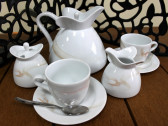 Чайный сервиз, 14 пр, белый, рисунок, Ancap, Monachine