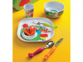 Детские столовые приборы, 6 пр, разноцветные, 330x370x100 мм, BUGATTI, Sweet home