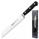 Кухонный хлебный нож, черный, 180 мм, Arcos, Clasica