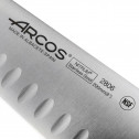 Кухонный нож Шеф с углублениями на лезвии, черный, 200 мм, Arcos, Universal