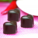 Силиконовая форма для льда и шоколада Сердечки, шоколадный, 250х175х20 мм, Silikomart, EasyChoc
