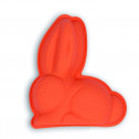 Силиконовая форма для выпечки Кролик, оранжевый, 130х60х35 мм, Silikomart, Baby Line