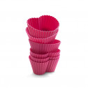 Набор силиконовых форм для маффинов, 6 пр, розовый, 75х65х35 мм, Silikomart, Wonder Cakes