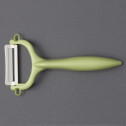 Овощечистка горизонтальная с плавающим керамическим лезвием, зеленый, Kyocera, Kitchen accessories