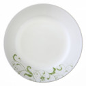 Небьющаяся обеденная тарелка, 270 мм, белый, рисунок, CORELLE, Spring Faenza
