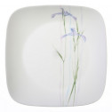 Небьющаяся обеденная тарелка, 260х260 мм, белый, рисунок, CORELLE, Shadow Iris