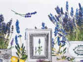 Прямоугольная скатерть, рисунок, 2200х1400 мм, Maison Christelle, Lavender