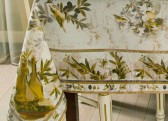 Квадратная скатерть, рисунок, 1400х1400 мм, Maison Christelle, Toscana