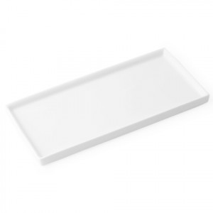 Прямоугольная тарелка для суши, белый, 280х140 мм, Ancap, Jolly