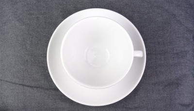 Кофейная пара для латте, 0.27 л, белый, Ancap, Favorita