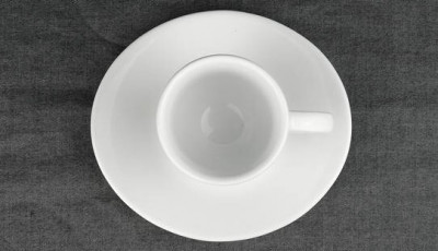 Кофейная пара для эспрессо, 0.08 л, белый, Ancap, Galileo