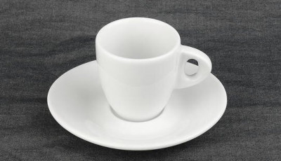 Кофейная пара для эспрессо, 0.08 л, белый, Ancap, Galileo