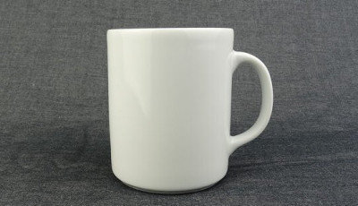 Кружка фарфоровая, 0.31 л, белый, Ancap, Mug