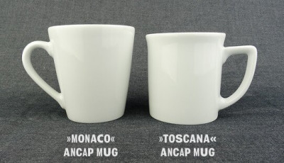 Фарфоровая кружка, 0.26 л, белый, Ancap, Mug