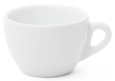 Чашка фарфоровая для капучино, 0.18 л, 87 мм, белый, Ancap, Verona